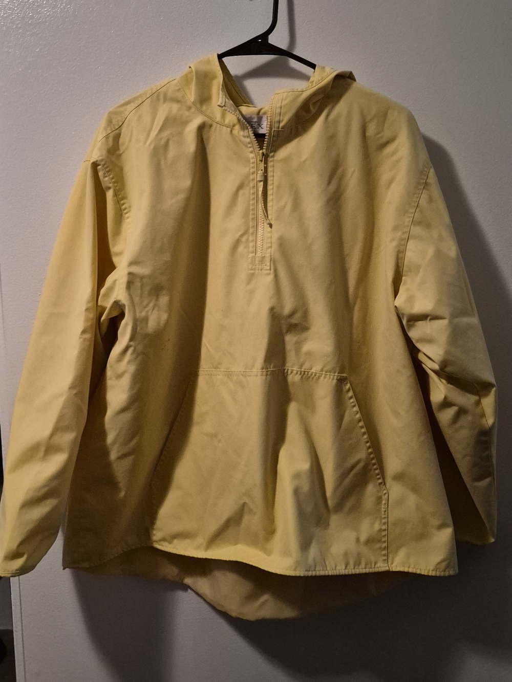 **VINTAGE**Casual Corner Yellow Hooded Windbreaker Jacket